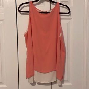 Peach dressy tank